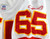 2002 Kansas City Chiefs Jordan Black #65 Game Issued White Jersey 50 302