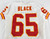 2002 Kansas City Chiefs Jordan Black #65 Game Issued White Jersey 50 302