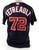 2022 Washington Nationals Jackson Tetreault #72 Game Issued Navy Jersey 46 734