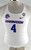 2018 Boise State Broncos #4 Game Used White Jersey 60 Patch Beach Volleyball 3