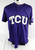 2015 Texas Christian TCU Horned Frogs #35 Game Used Purple Jersey Baseball 0