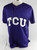 2016 Texas Christian TCU Horned Frogs #24 Game Used Purple Jersey CWS Patch XL 2