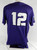 2016 Texas Christian TCU Horned Frogs #12 Game Used Purple Jersey CWS Patch 50 5