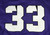 2016 Texas Christian TCU Horned Frogs #33 Game Used Purple Jersey CWS Patch 50 2