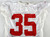2012 San Francisco 49ers #35 Game Used White Practice Jersey XL 592