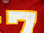 Kansas City Chiefs Mark Word #67 Game Used Red Jersey 50 976