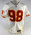 1999 Kansas City Chiefs #98 Game Issued White Jersey 46 972