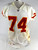 2005 Kansas City Chiefs Brett Williams #74 Game Issued White Jersey 50 979