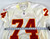 2005 Kansas City Chiefs Brett Williams #74 Game Issued White Jersey 50 979