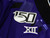2019 Texas Christian TCU Frogs #57 Game Used Purple Jersey 150 P Football NP R 3