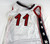 1998-99 Team USA Basketball #11 Game Issued White Jersey 50 069