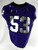 2019-24 Texas Christian TCU Frogs #53 Game Used Purple Jersey Football NP R 42 4