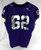 2020 Texas Christian TCU Frogs #62 Game Used Purple Jersey Football NP R 48 805
