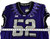 2019-24 Texas Christian TCU Frogs #52 Game Used Purple Jersey Football NP R 48 2