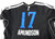 2012-13 New Orleans Hornets Lou Amundson #17 Game Used Black Shooting Shirt 0