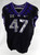 2020 Texas Christian TCU Frogs #47 Game Used Black Jersey Football NP R 44 873