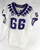 2019-24 Texas Christian TCU Frogs #66 Game Used White Jersey Football NP R 48 27