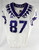2020 Texas Christian TCU Frogs #87 Game Used White Jersey Football NP R 40 947