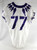 2019-24 Texas Christian TCU Frogs #77 Game Used White Jersey Football NP R 48 30