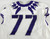 2019-24 Texas Christian TCU Frogs #77 Game Used White Jersey Football NP R 48 30