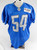 2017 Detroit Lions Steve Longa #54 Game Used Blue Practice Jersey 52 186