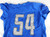 2017 Detroit Lions Steve Longa #54 Game Used Blue Practice Jersey 52 186