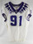 2020 Texas Christian TCU Frogs #91 Game Used White Jersey Football NP R 46 933