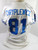 1996 Detroit Lions Pete Chryplewicz #81 Game Used White Jersey 50 DP32683