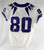 2019-24 Texas Christian TCU Frogs #80 Game Used White Jersey Football NP R 40 52