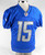 2022 Detroit Lions Maurice Alexander #15 Game Issued Blue Practice Jersey 44 244