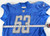 2014 Detroit Lions #63 Game Used Blue Practice Jersey 52 188