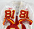 2002 Kansas City Chiefs Snoop Minnis #81 Game Issued White Jersey 44 157