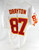 2001 Kansas City Chiefs Troy Drayton #87 Game Issued White Jersey 44 159
