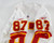 2001 Kansas City Chiefs Troy Drayton #87 Game Issued White Jersey 44 159