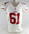 2016 San Francisco 49ers Andrew Tiller #61 Game Issued White Jersey 48 830