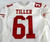 2016 San Francisco 49ers Andrew Tiller #61 Game Issued White Jersey 48 830