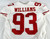 2016 San Francisco 49ers Ian Williams #93 Game Issued White Jersey 46 845