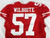 2016 San Francisco 49ers Michael Wilhoite #57 Game Issued Red Jersey 44 900