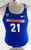 2018 Boise State Broncos #21 Game Used Blue Jersey 60th Patch Beach Volleyball 0