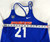 2018 Boise State Broncos #21 Game Used Blue Jersey 60th Patch Beach Volleyball 0