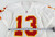 2001 Kansas City Chiefs #13 Game Issued White Jersey 40 283
