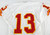 2001 Kansas City Chiefs #13 Game Issued White Jersey 40 283