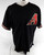 2009 Arizona Diamondbacks Cesar Valdez #43 Game Issued Black Jersey 48 494