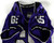 2019-24 Texas Christian TCU Frogs #65 Game Used Purple Jersey Football NP R 50 2
