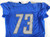 2017 Detroit Lions Greg Robinson #73 Game Used Blue Practice Jersey 52 245