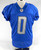 2022 Detroit Lions #0 Game Used Blue Practice Jersey 44 250