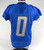 2022 Detroit Lions #0 Game Used Blue Practice Jersey 44 250