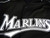 2003-06 Florida Marlins Marcus Crockett #47 Game Used Black Jersey ST BP XL 769