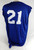 2005-06 Orlando Magic #21 Game Issued Pos Used Blue Tank Top Shirt XL 591