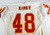 Kansas City Chiefs Kirby #48 Game Used White Jersey 44 967
